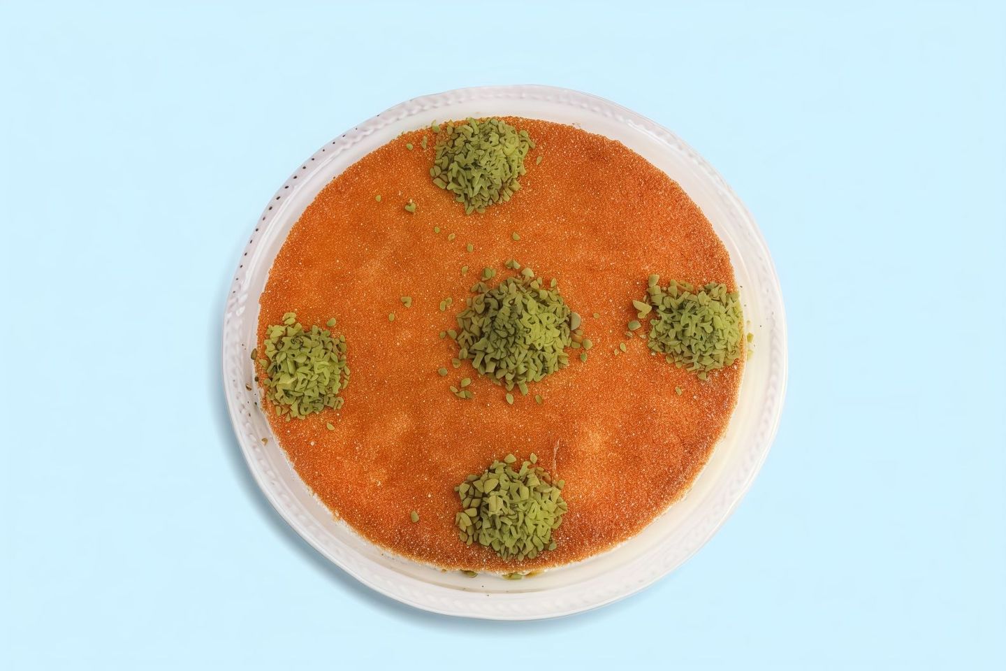 Kunafa Between Two Fires With Cream