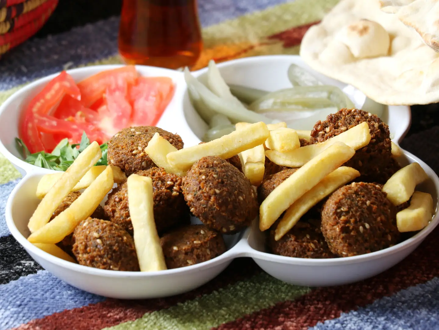 صحن فلافل