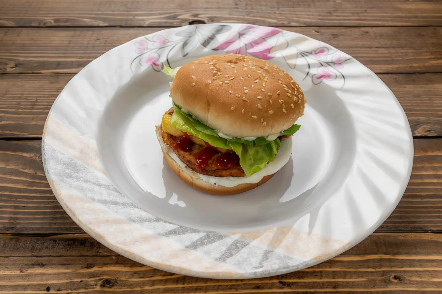 Grilled Chicken Burger Sandwich