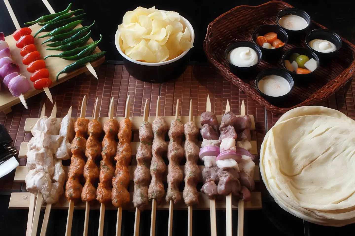 بوكس المشاوي النيئ