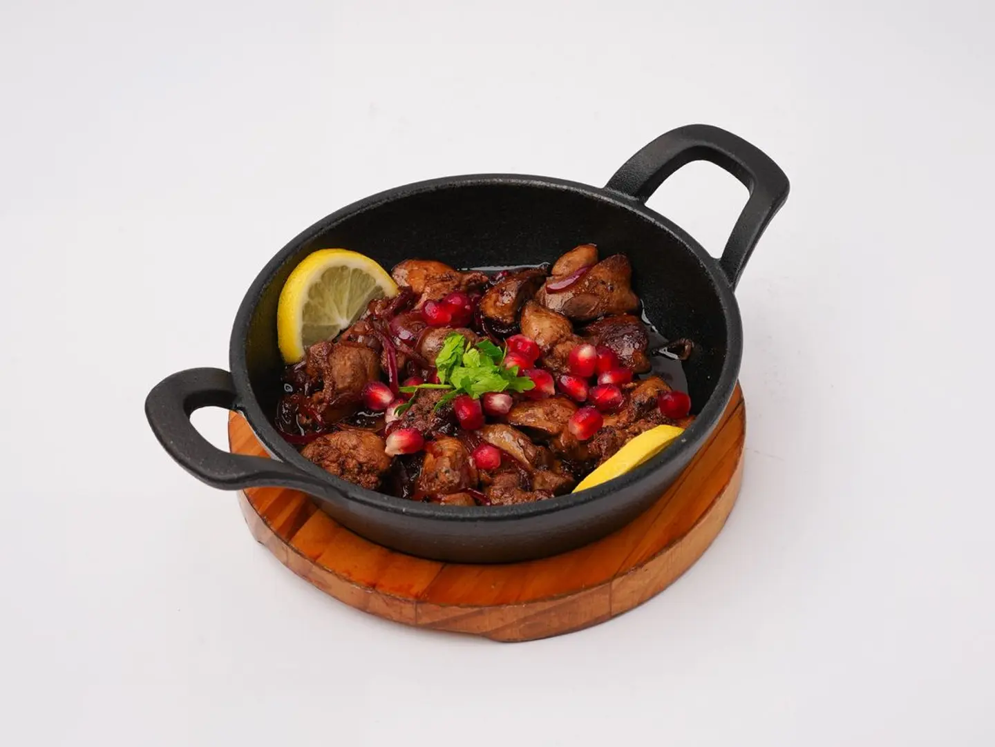 Chicken Liver With Pomegranate Molasses