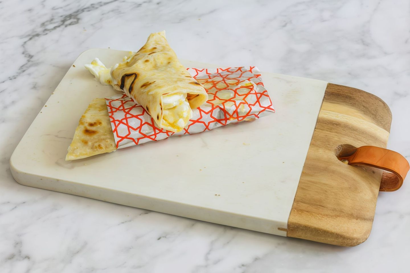 Labneh Honey Chapati
