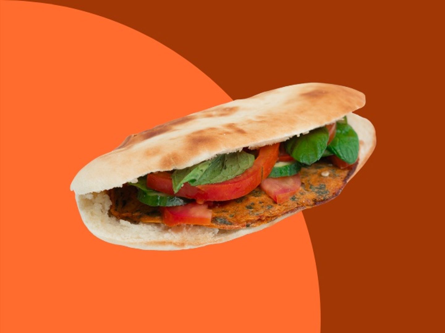 Lebanese Ejja Sandwich