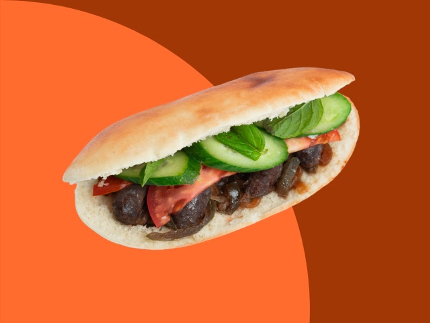 Lebanese Sausage Sandwich