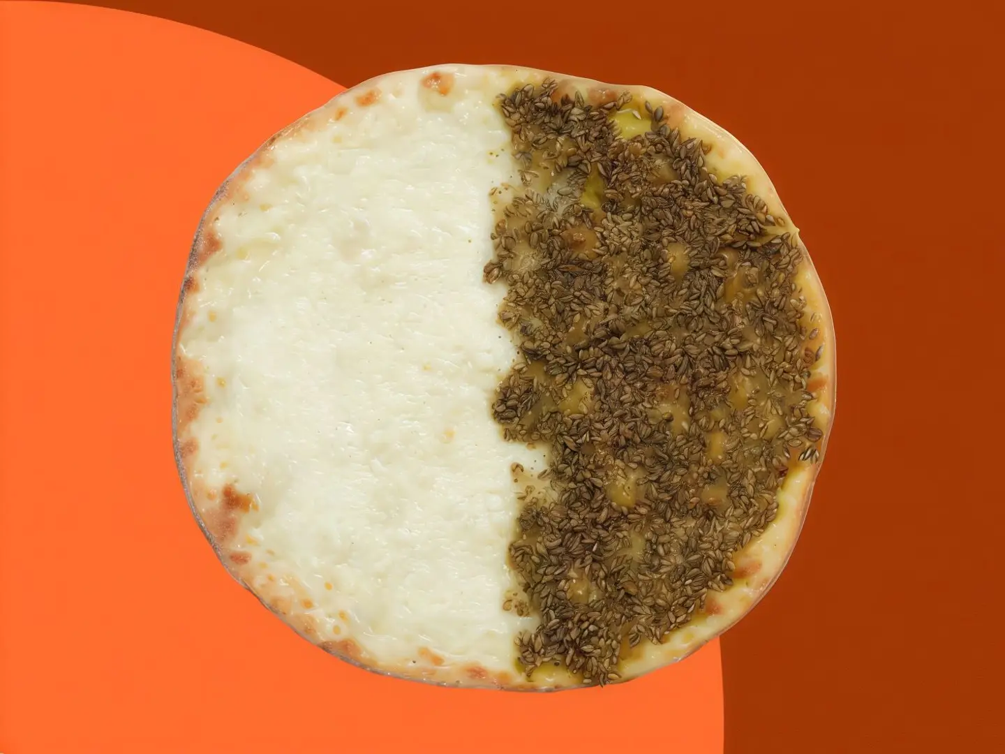Mankoushe Cheese And Zaatar