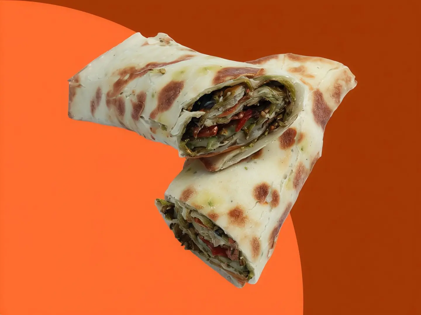 Mankousha Zaatar With Vegetable