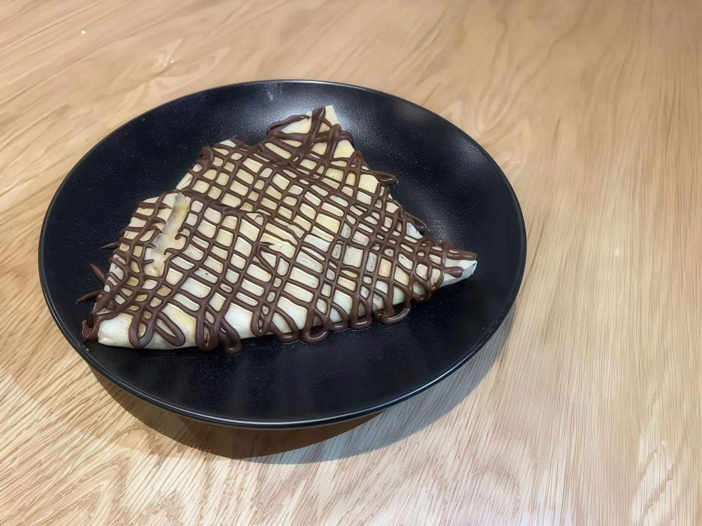 Chocolate Crepe + (Hot Drink, Talqeem Tea Or Karak)