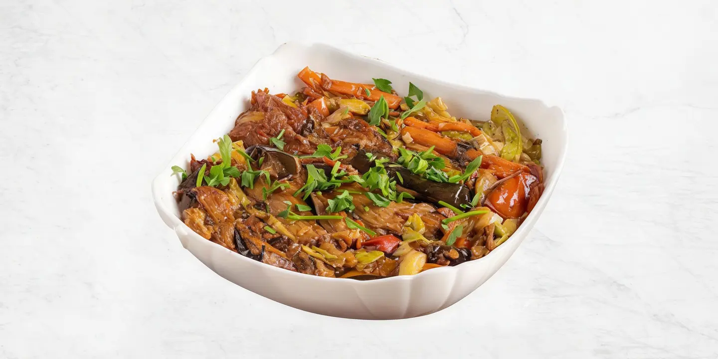 Vegetables Edam In The Oven