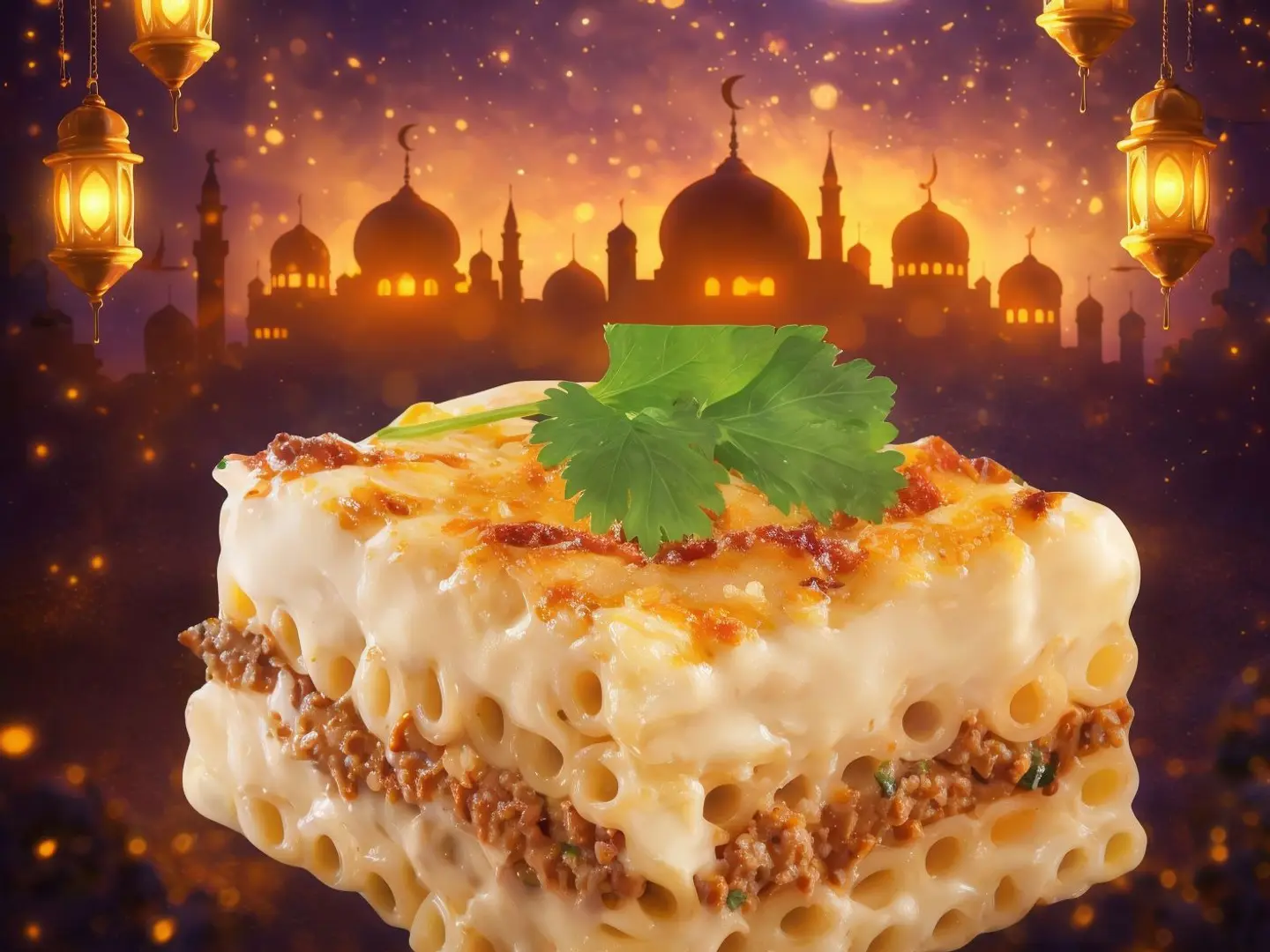 مكرونة باللحمة المفرومة