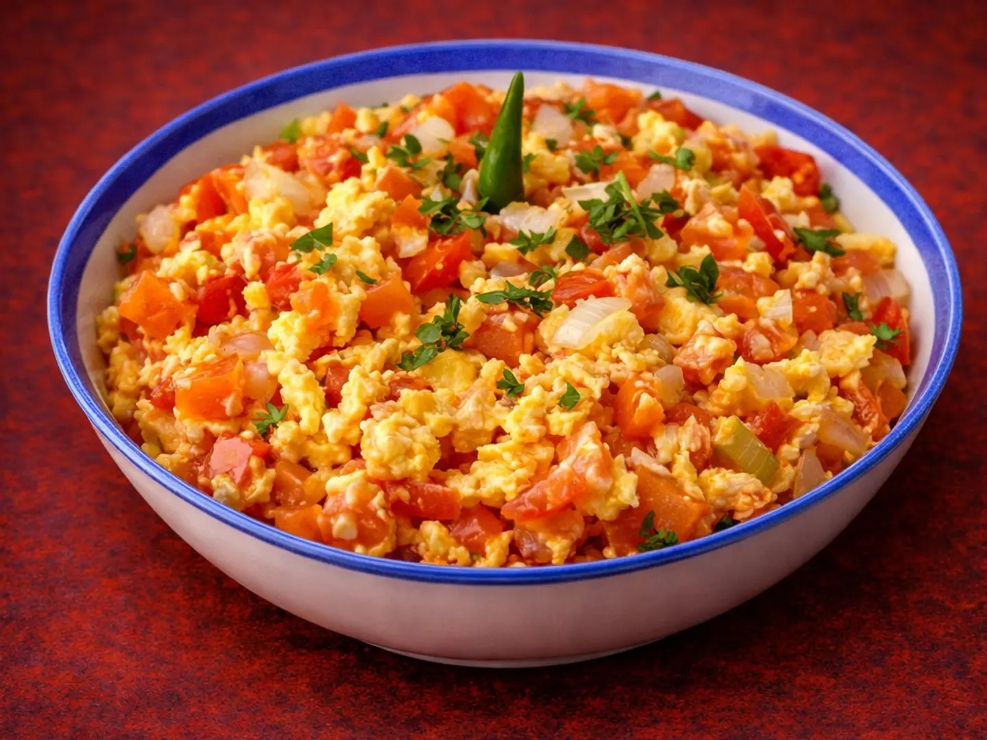 صحن شكشوكة سادة