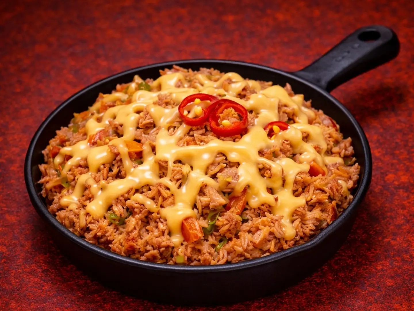 صحن تونة مع الجبن