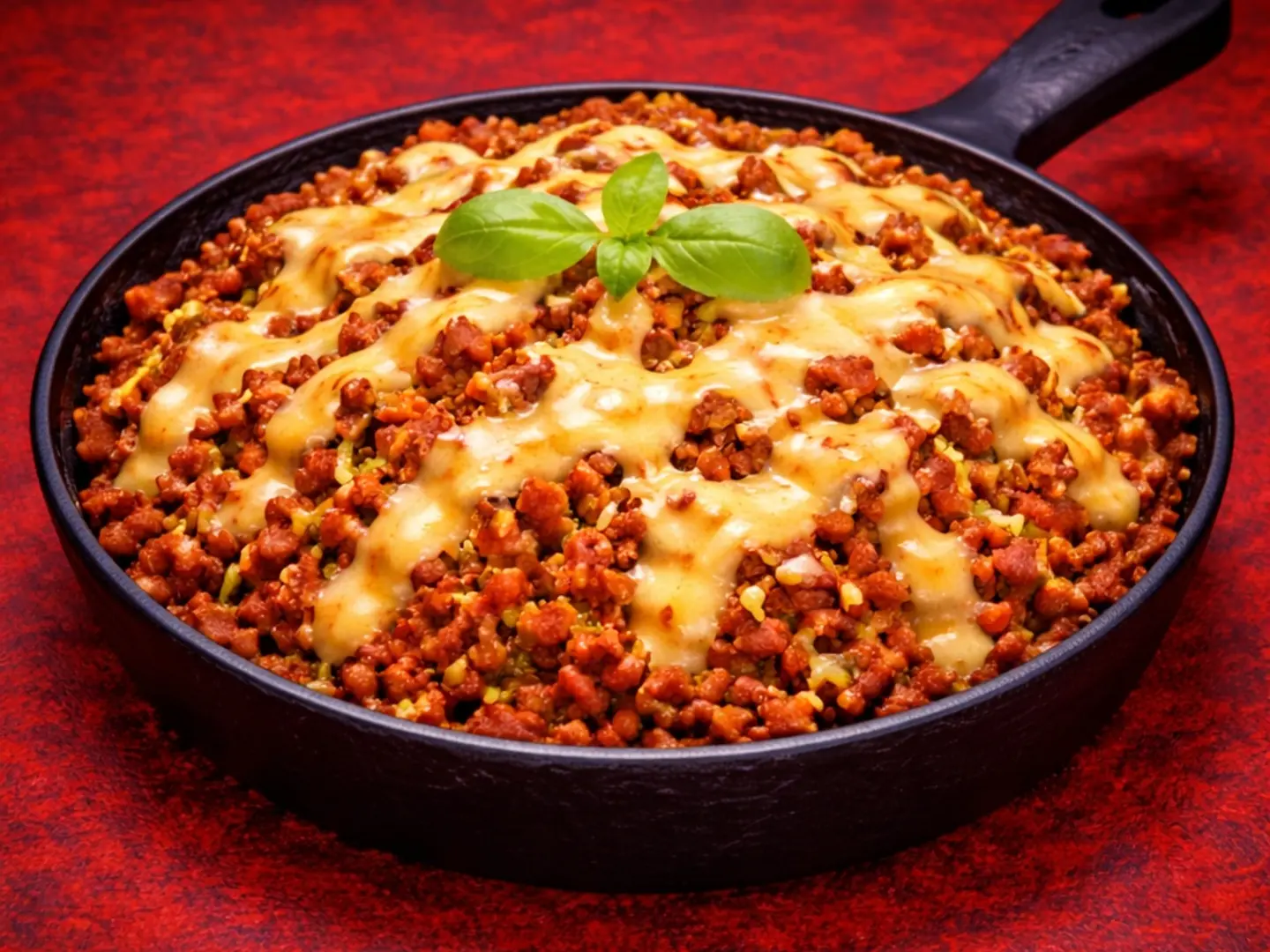 Minced Meat With Cheese