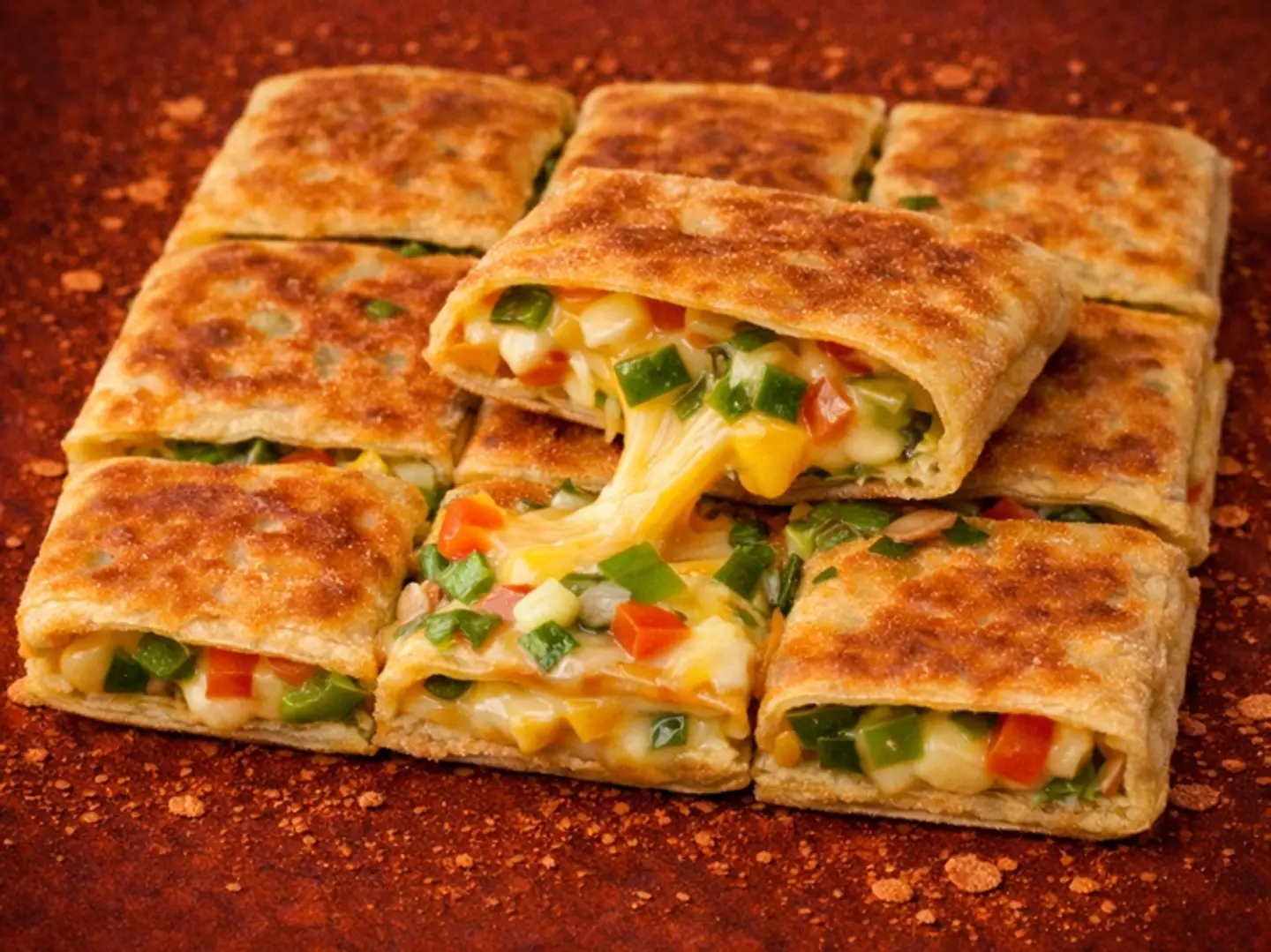 مطبق خضار وجبن