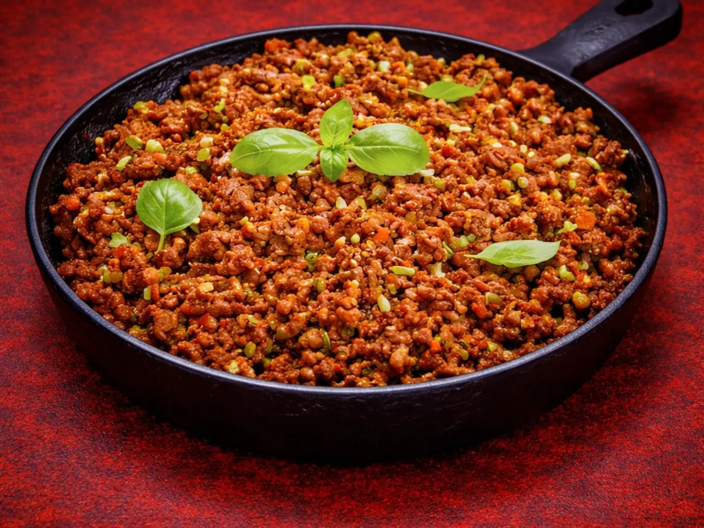 صحن لحم مفروم