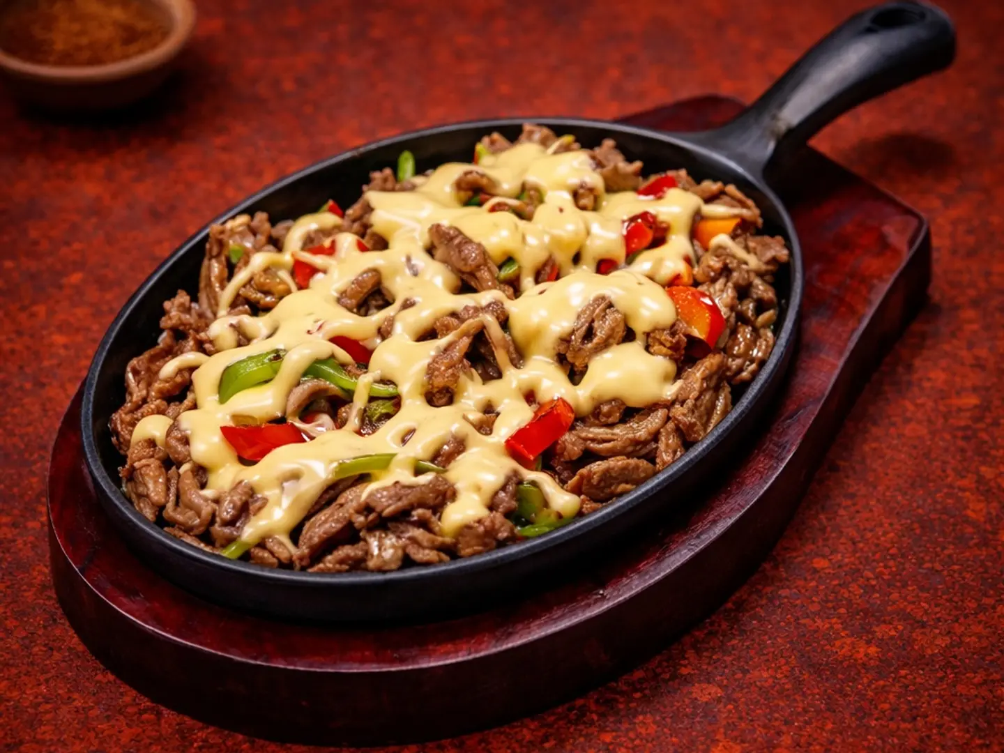 صحن كبدة غنم مع الجبن