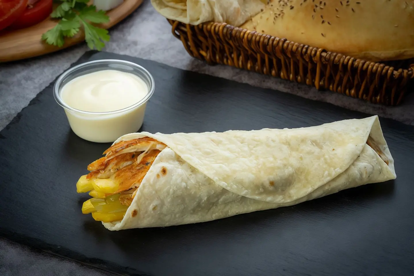 شاورما دجاج صغير