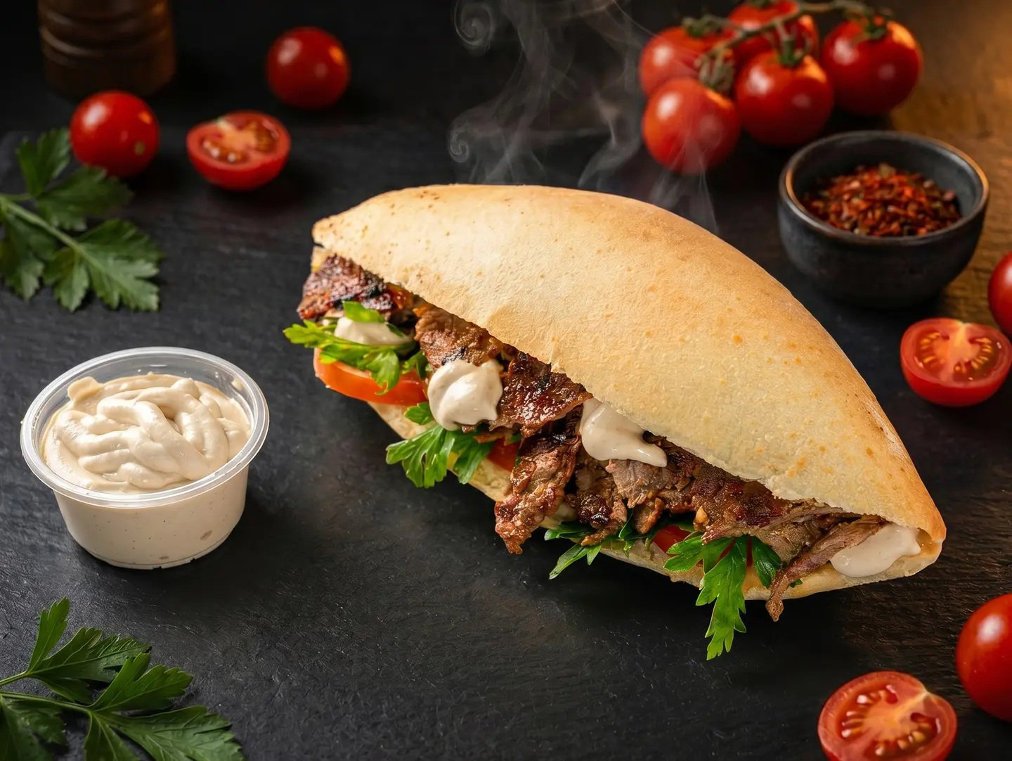 Sana'a Meat Shawarma - Large