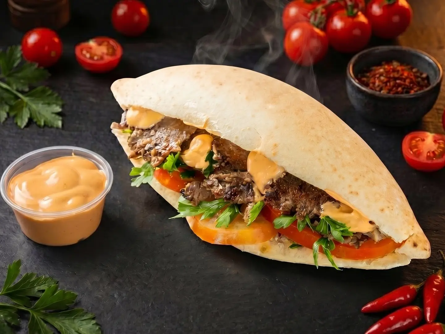 Special Sana'a Shawarma - Large