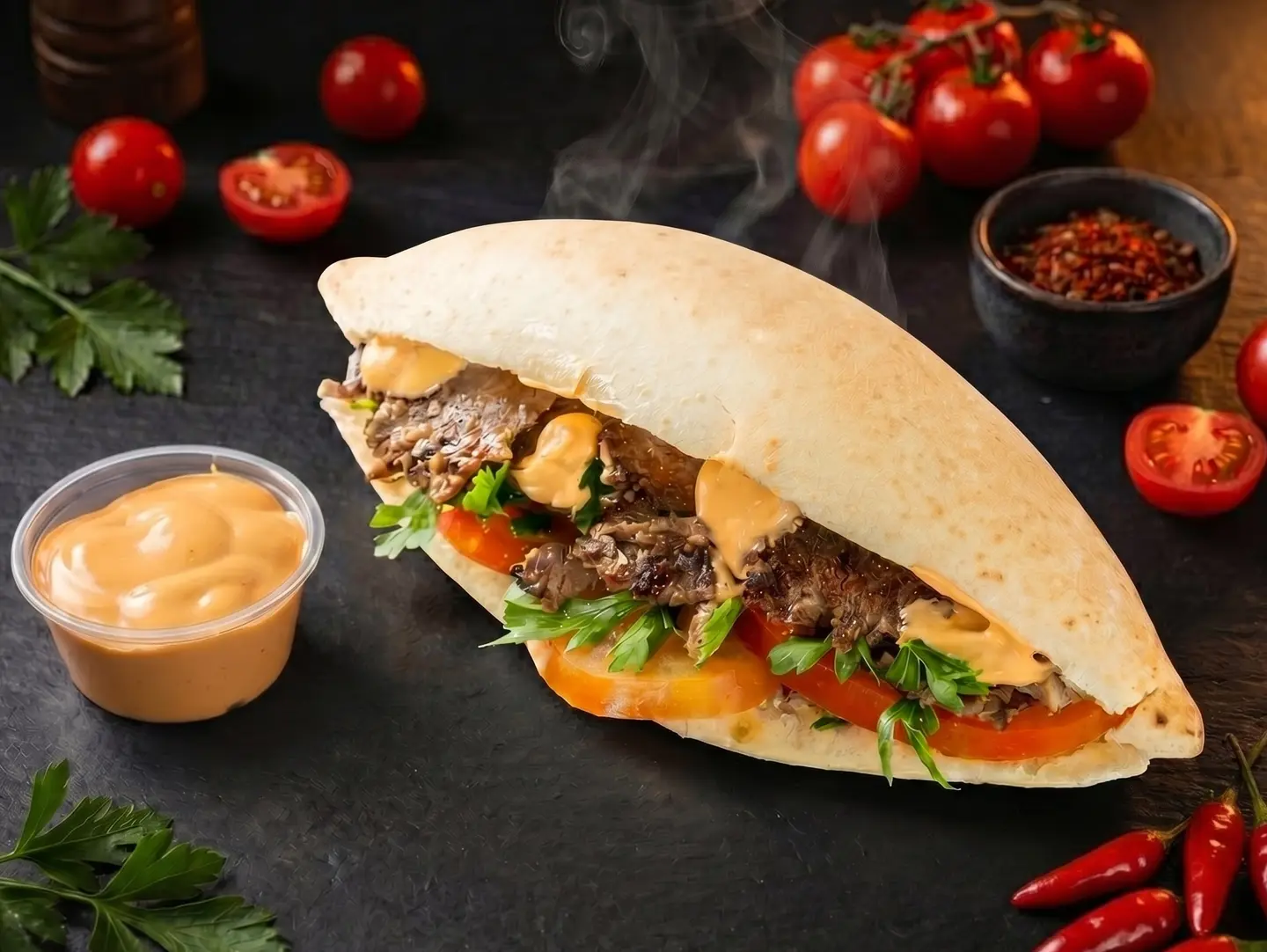 The Destroyed Meat Shawarma - Large