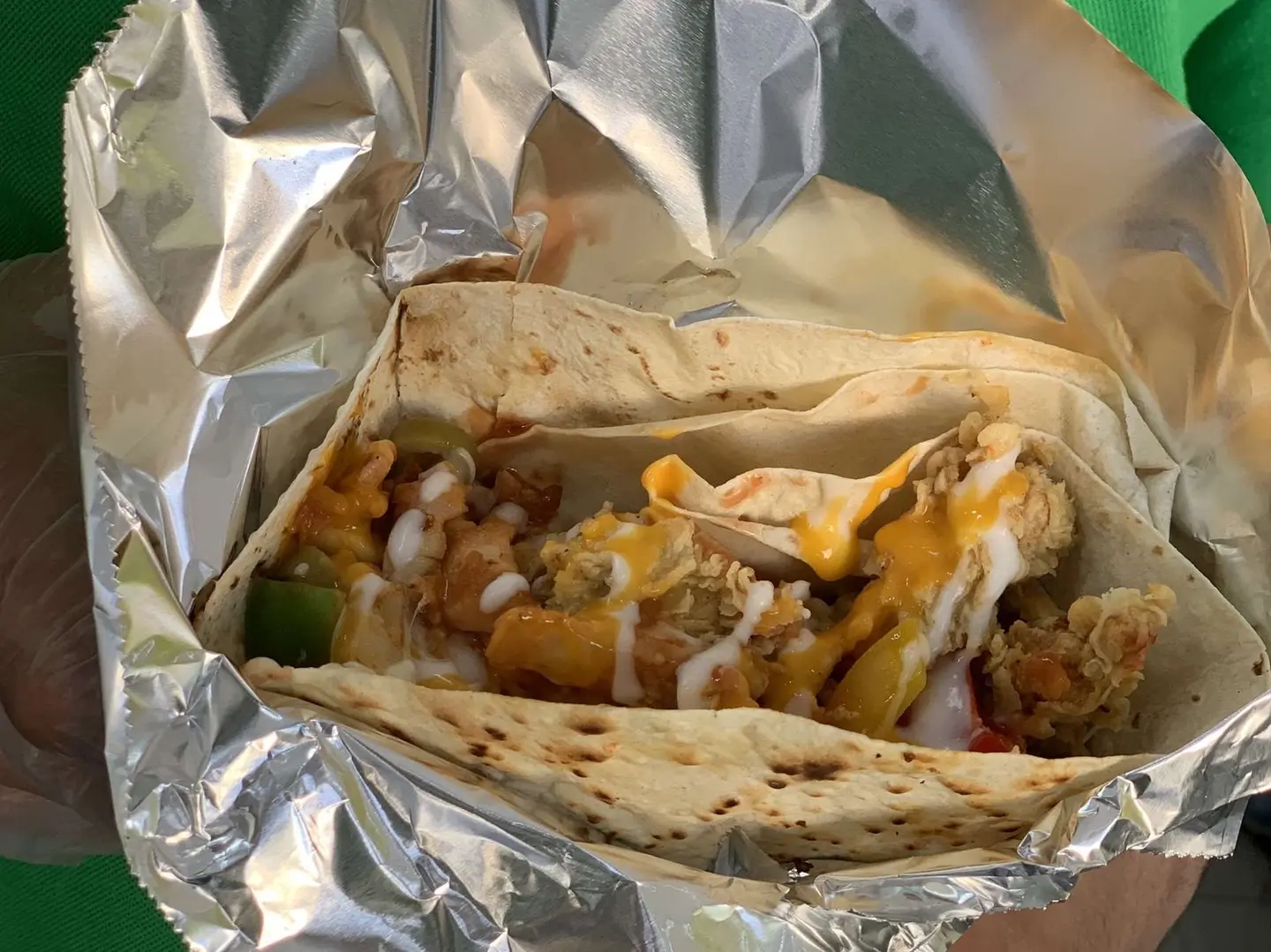 Mixed Chicken Crepe