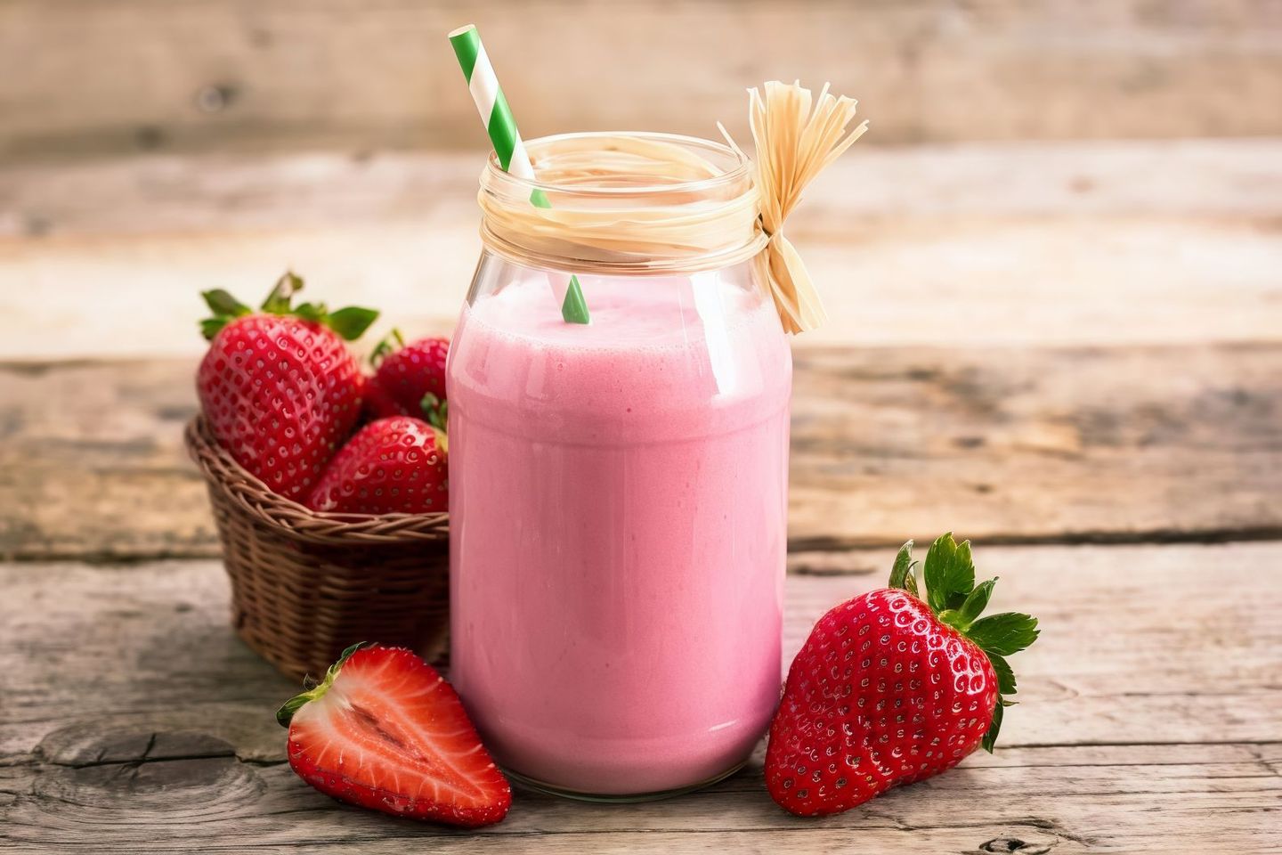 Strawberry Milkshake - Medium