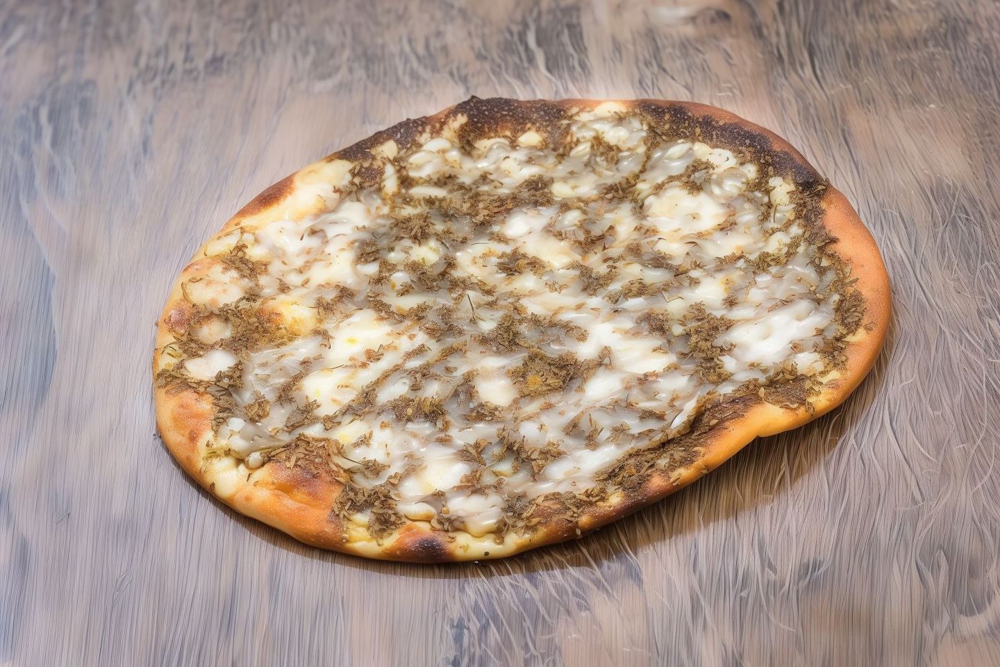 مناقيش مع جبن وزعتر