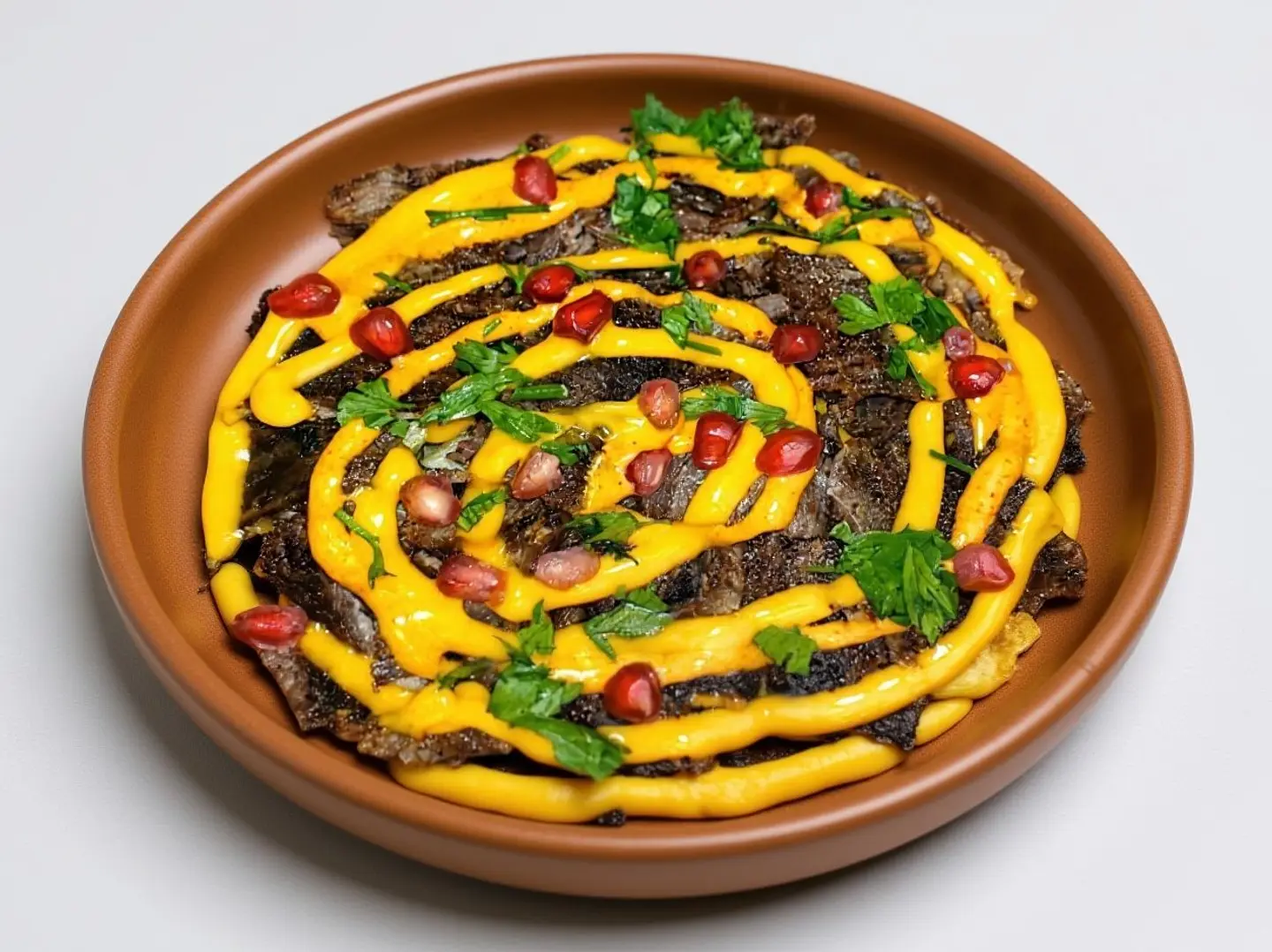 Fries With Meet Shawarma (Spicy)   Small