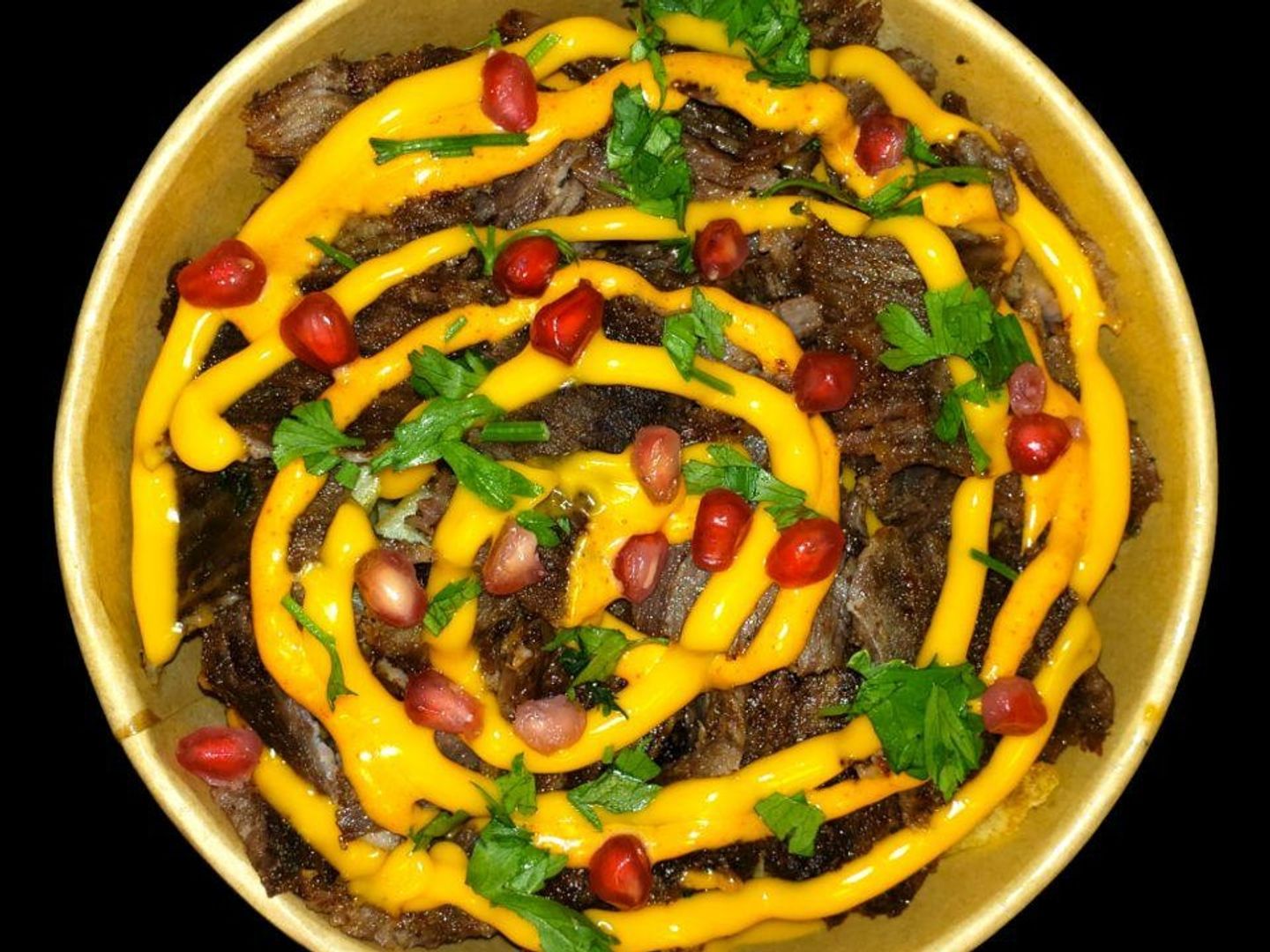 Fries With Meet Shawarma (Spicy)   Small