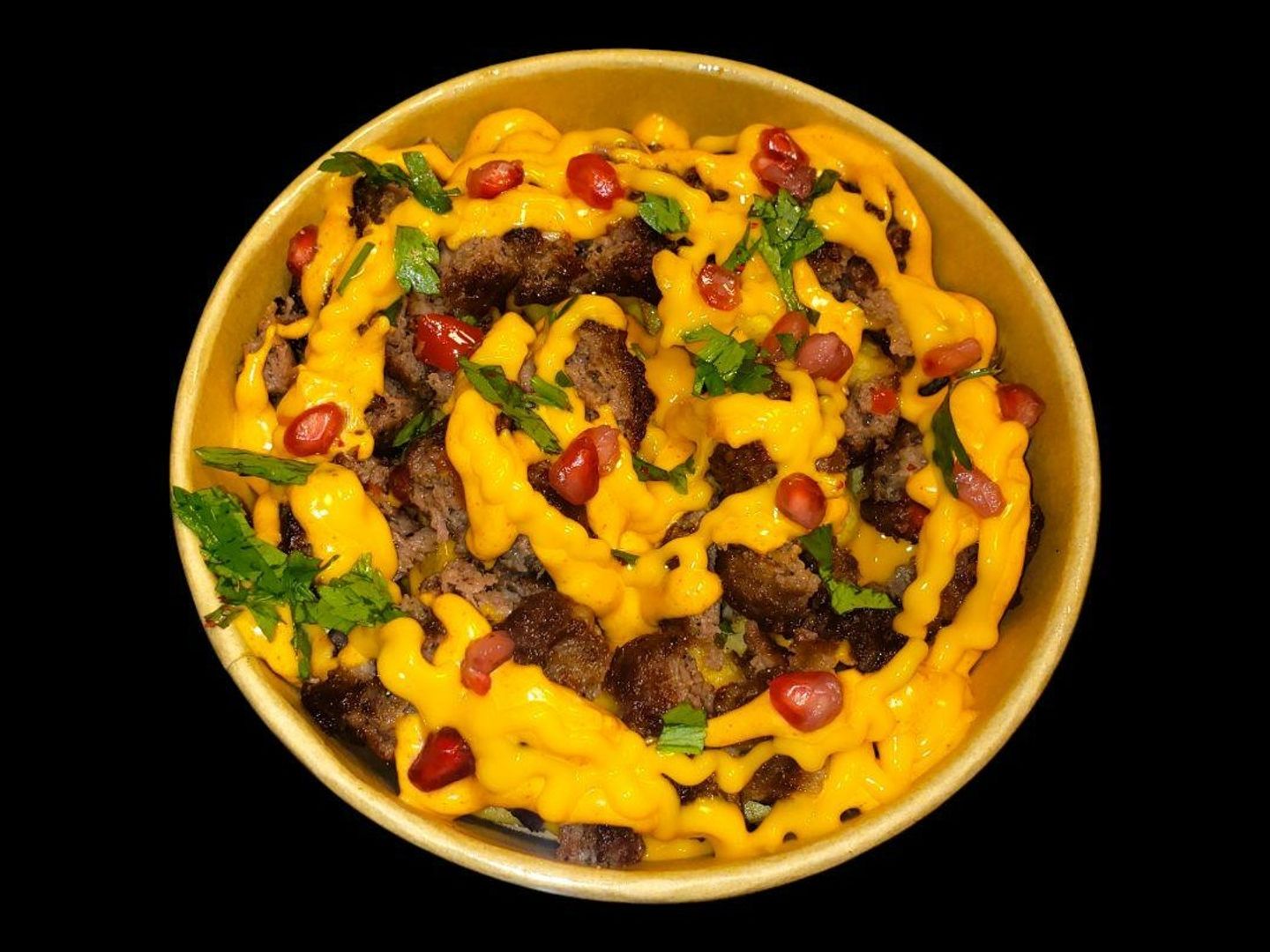 Fries With Meet Kebab (Spicy)   Small