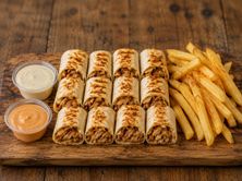 شاورما عربي دجاج وسط