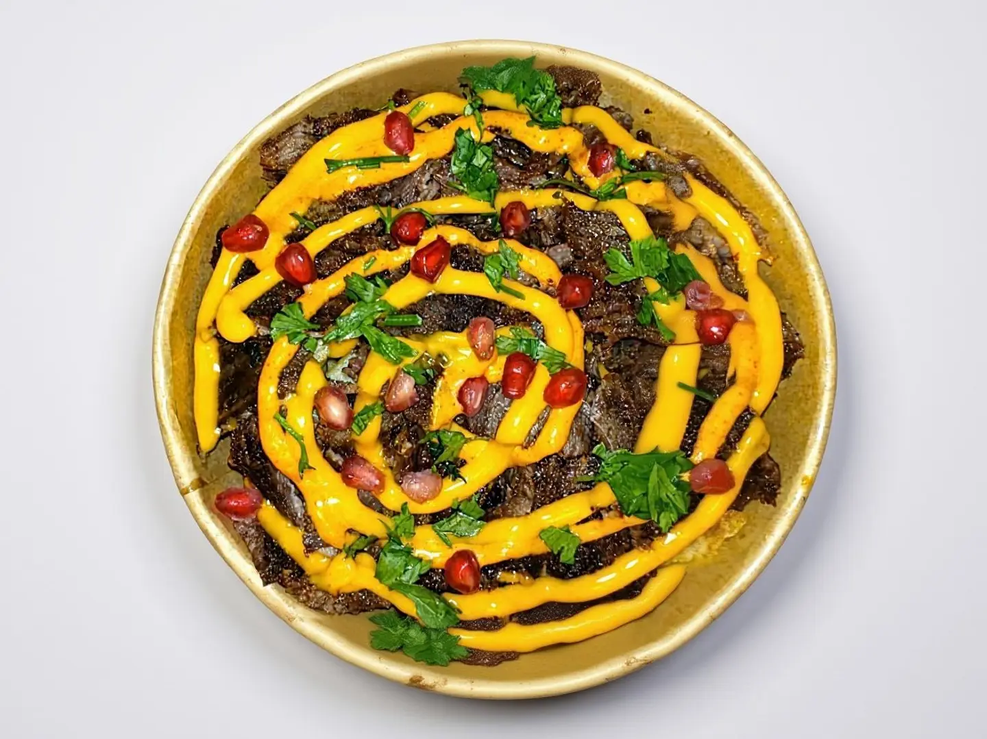 Fries With Meet Shawarma (Spicy)   Large