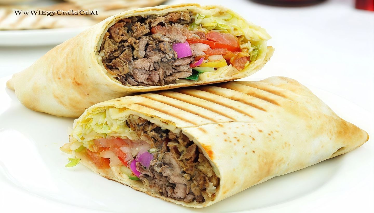 شاورما صاروخ مع الجبنة