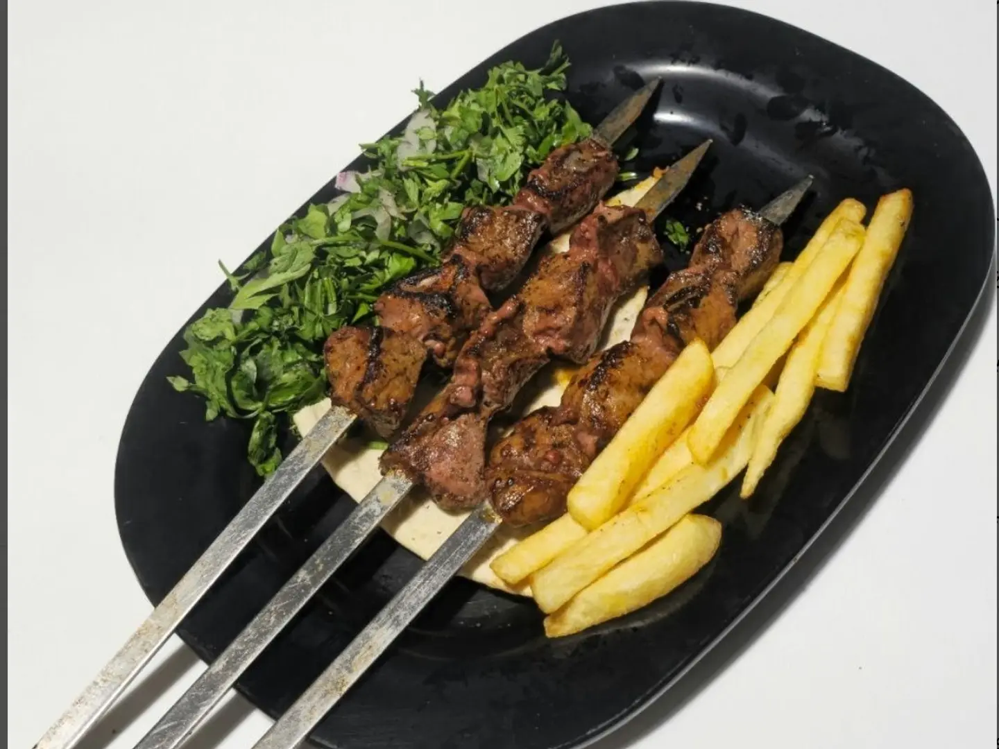 كبدة طازجه مشوية