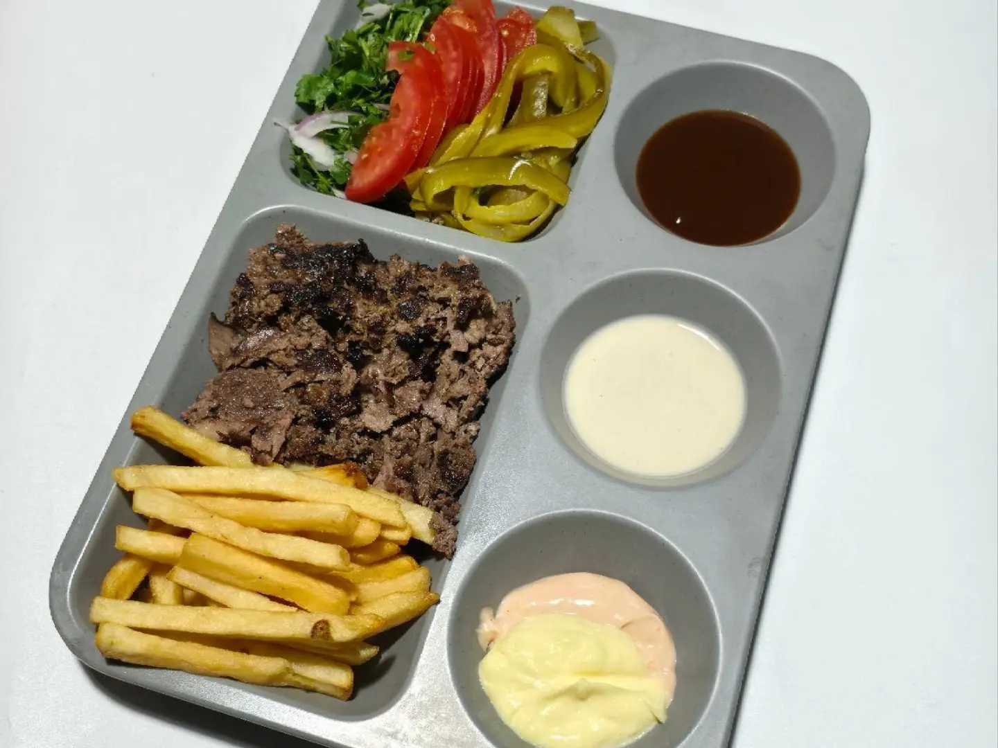 صحن شاورما لحم