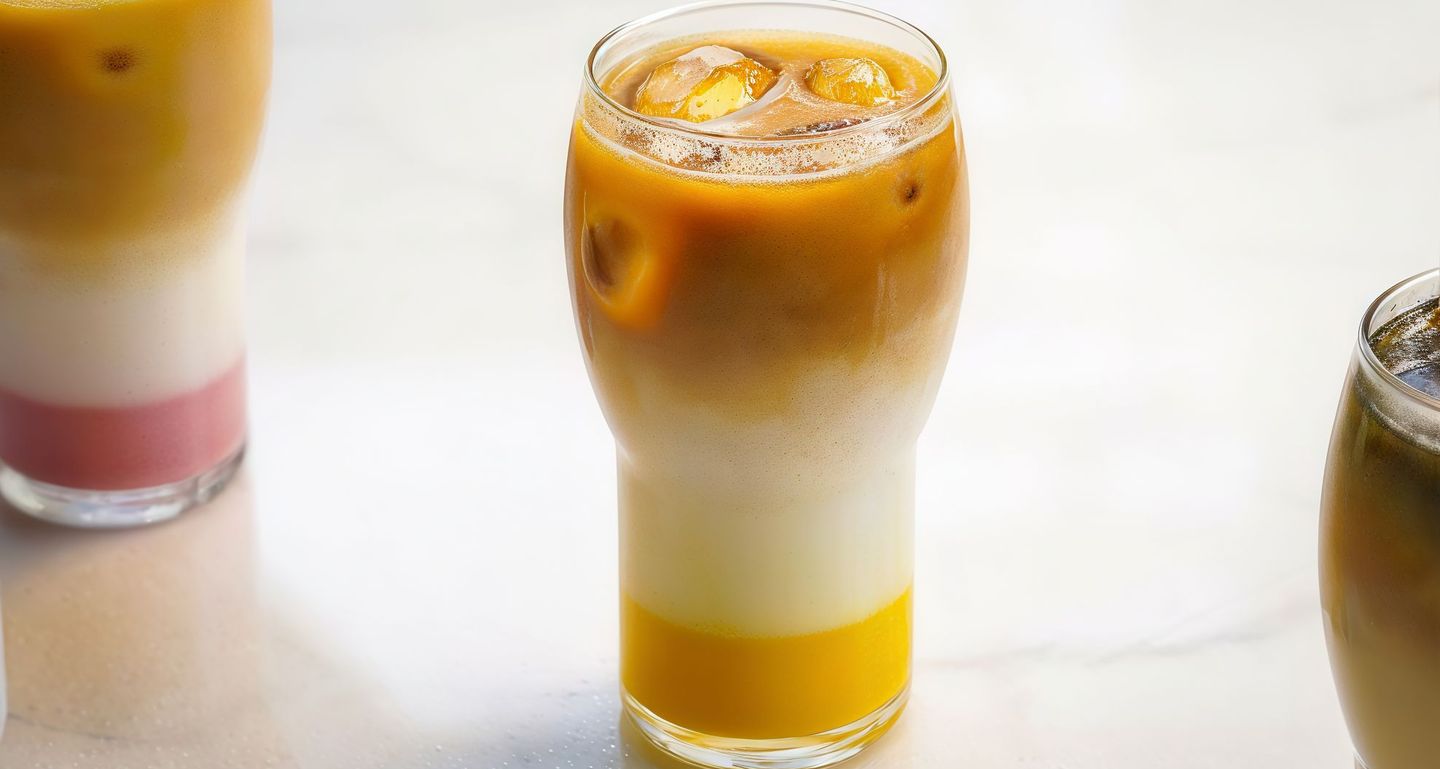 Ice Saffron Latte