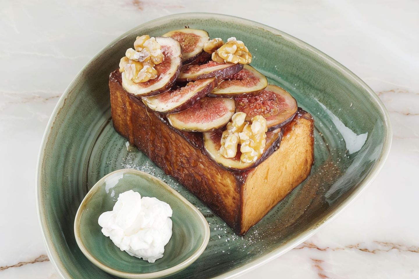 French Toast Fig And Walnuts