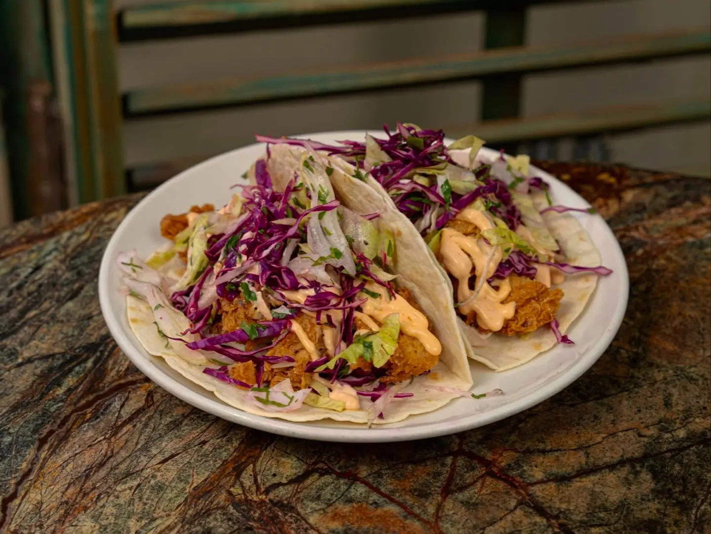 Baja Crispy Chicken Tacos
