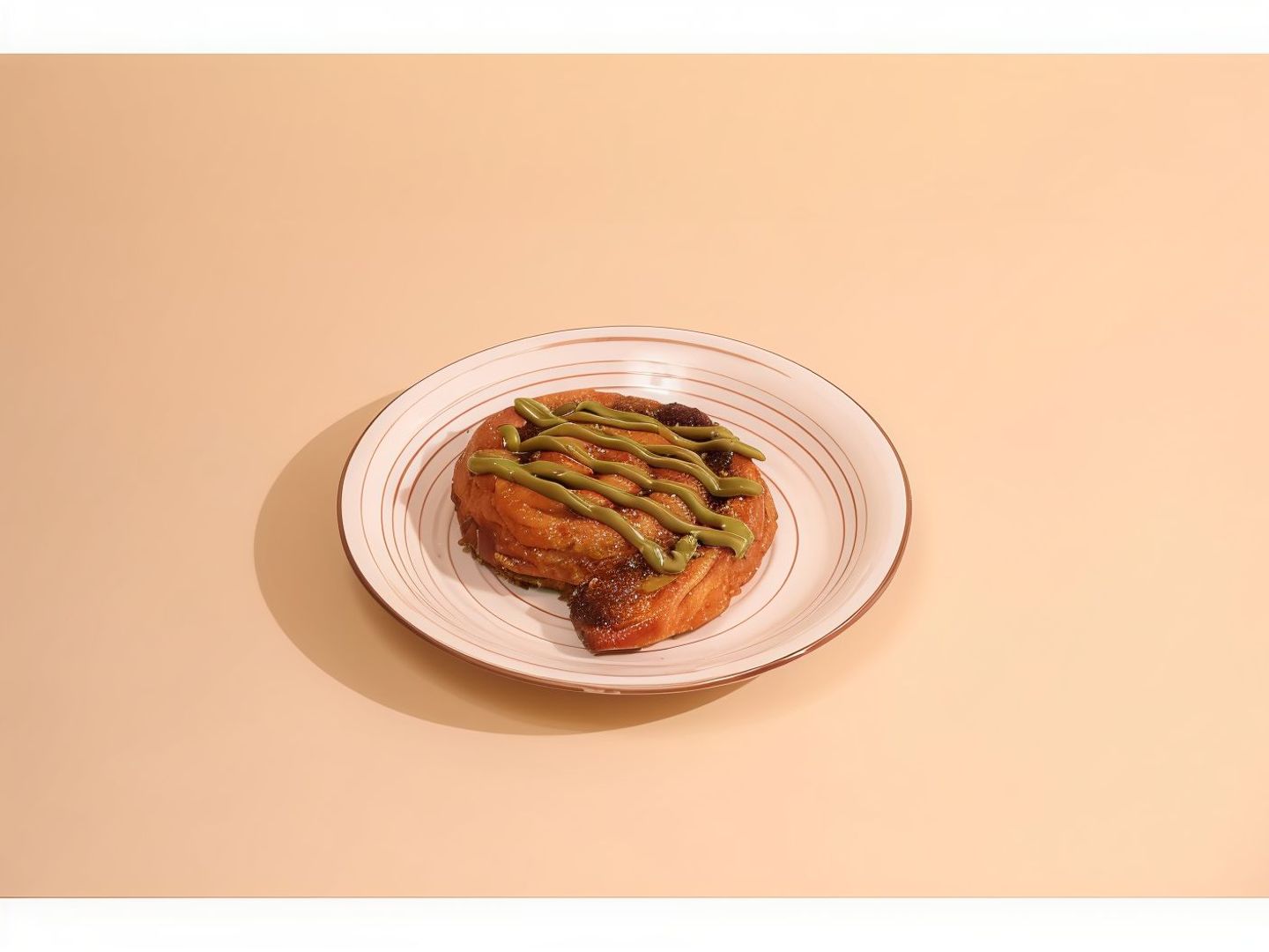 Caramel With Pistachio Cinnamon