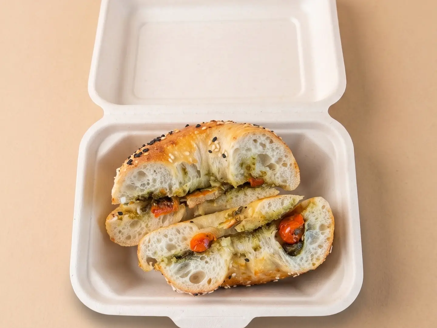 Halloumi Bagel