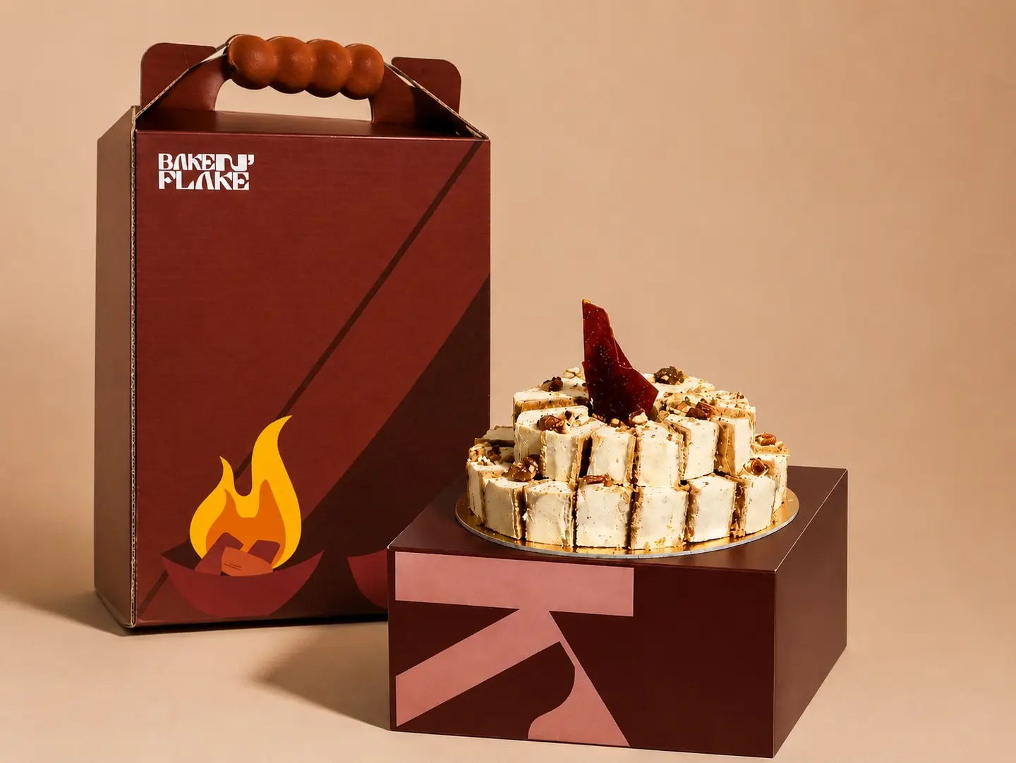 Mille Feuille For Gatherings, With A Coffee Box.