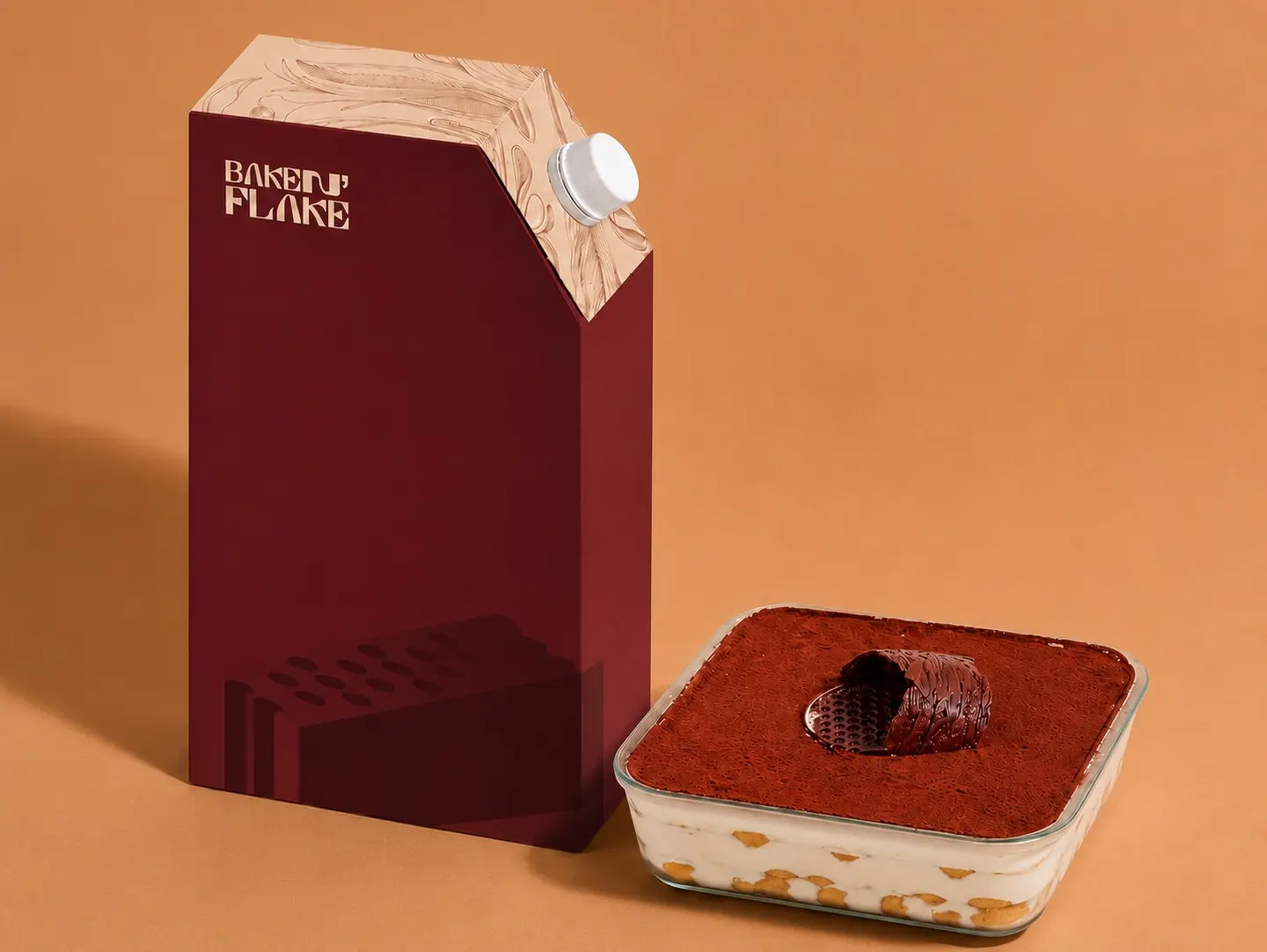 Original Chocolate Tiramisu With Coffe Box