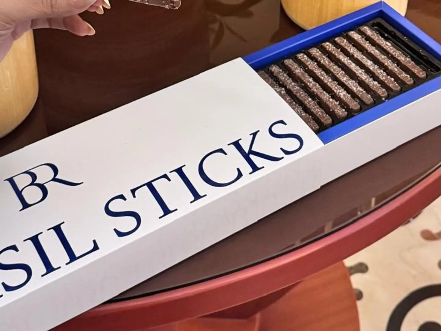 Chocolate Fingers With Walnut Flavor