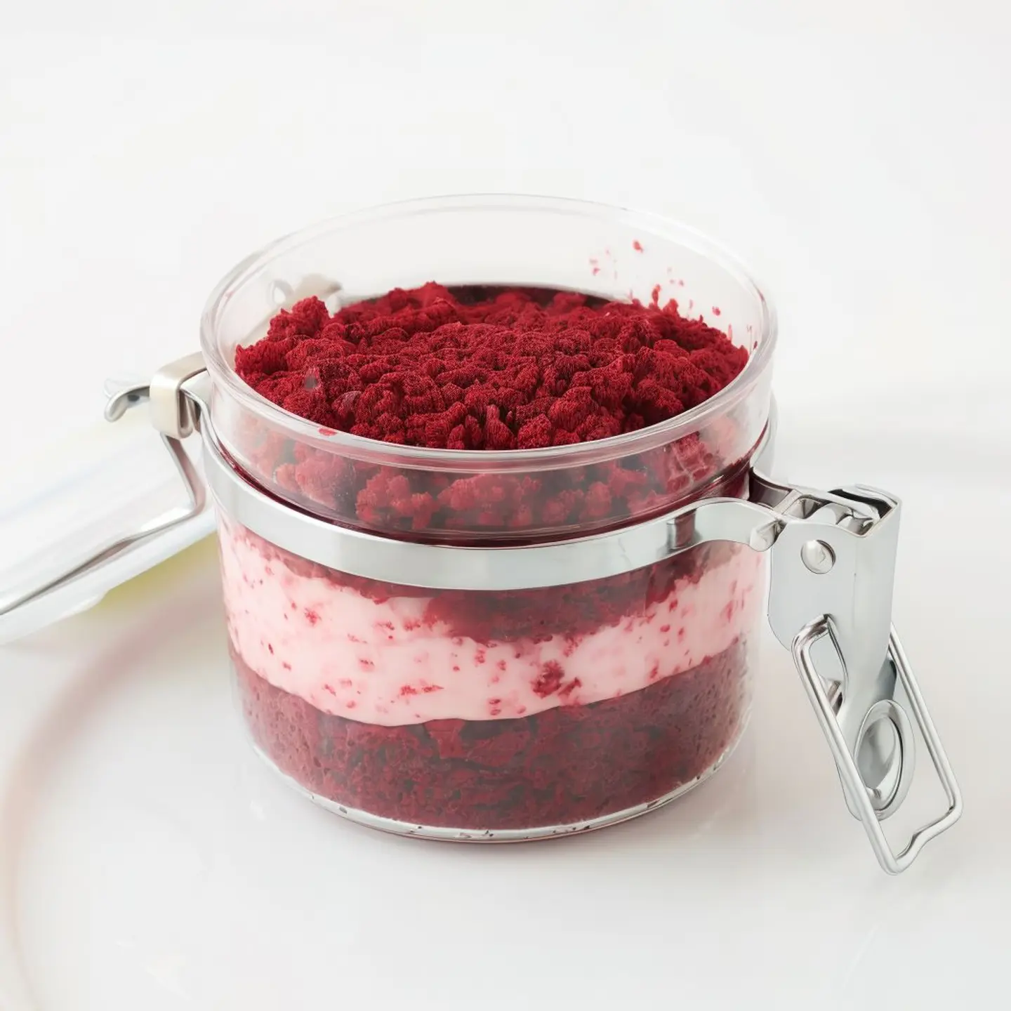 Red Velvet Cheesecake Jar