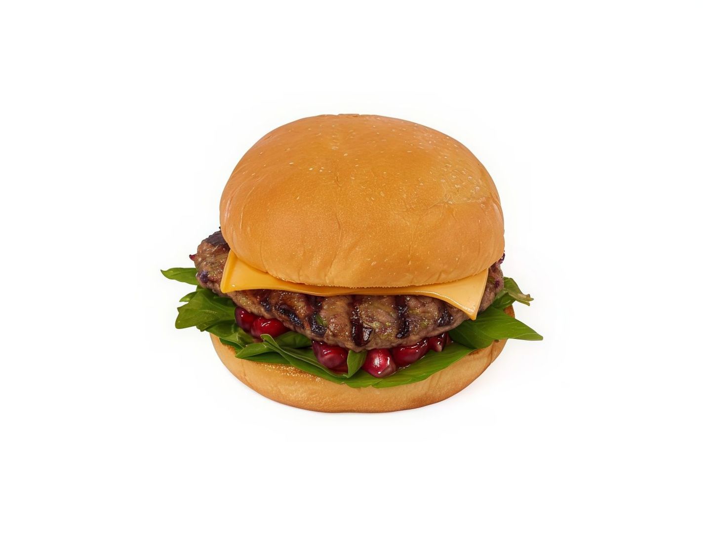 Meat Pomegranate Burger - Sandwich