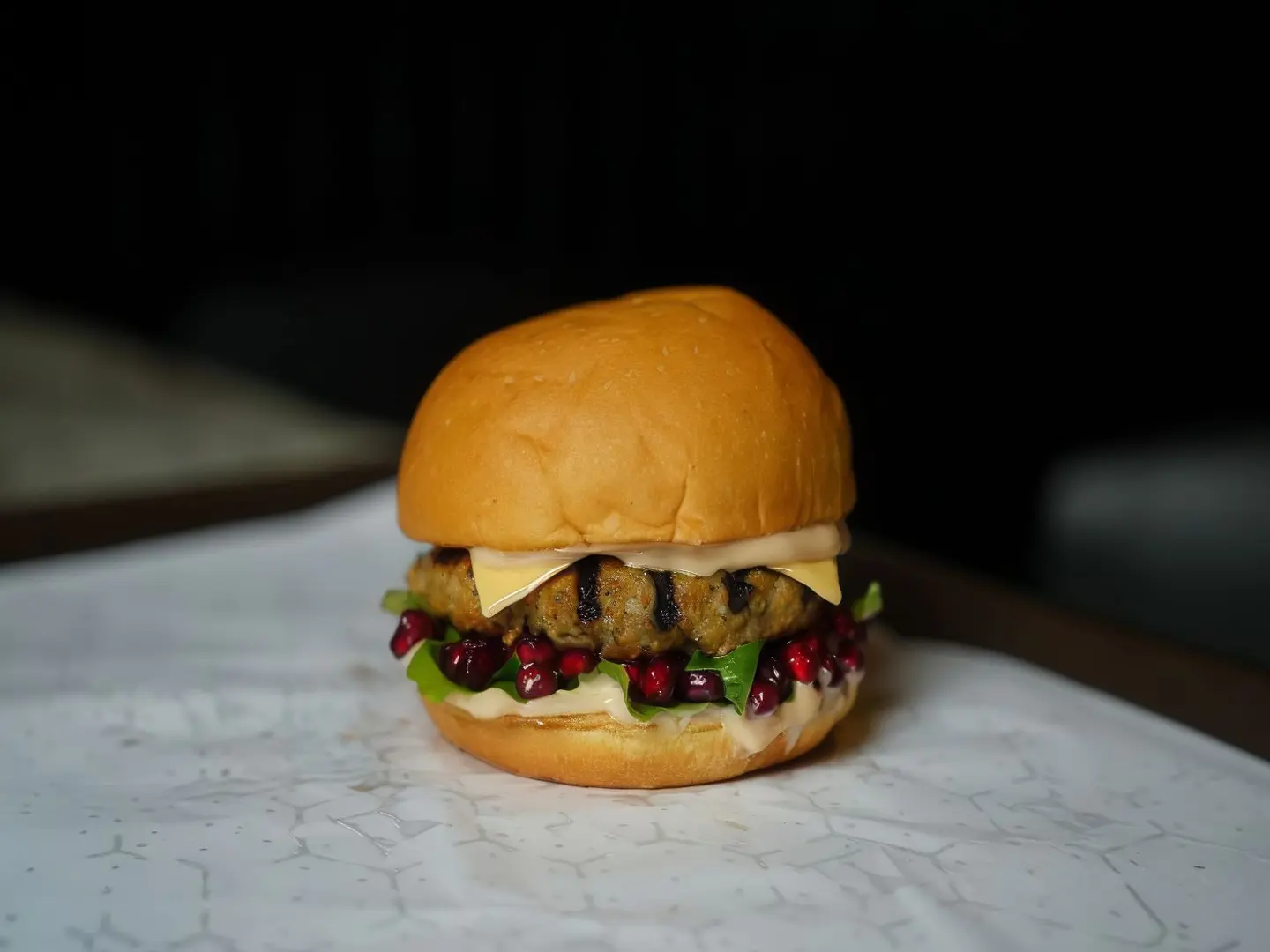 برجر رمان لحم