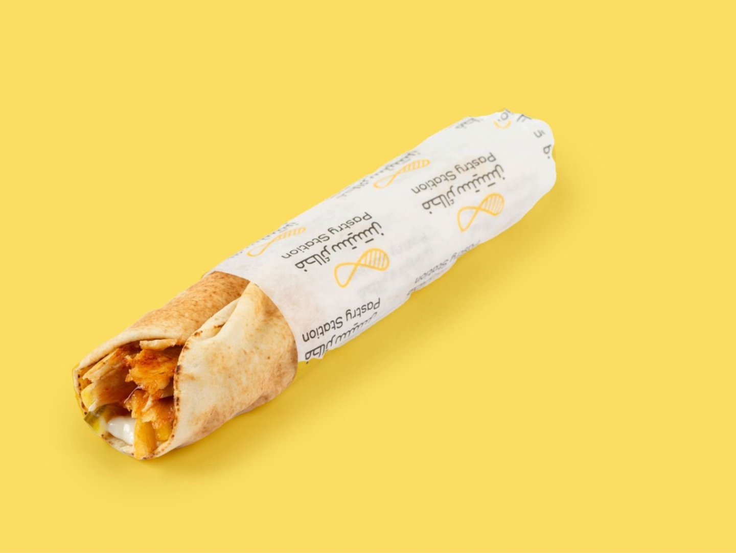 Flatbread Chicken Shawarma With Cheese