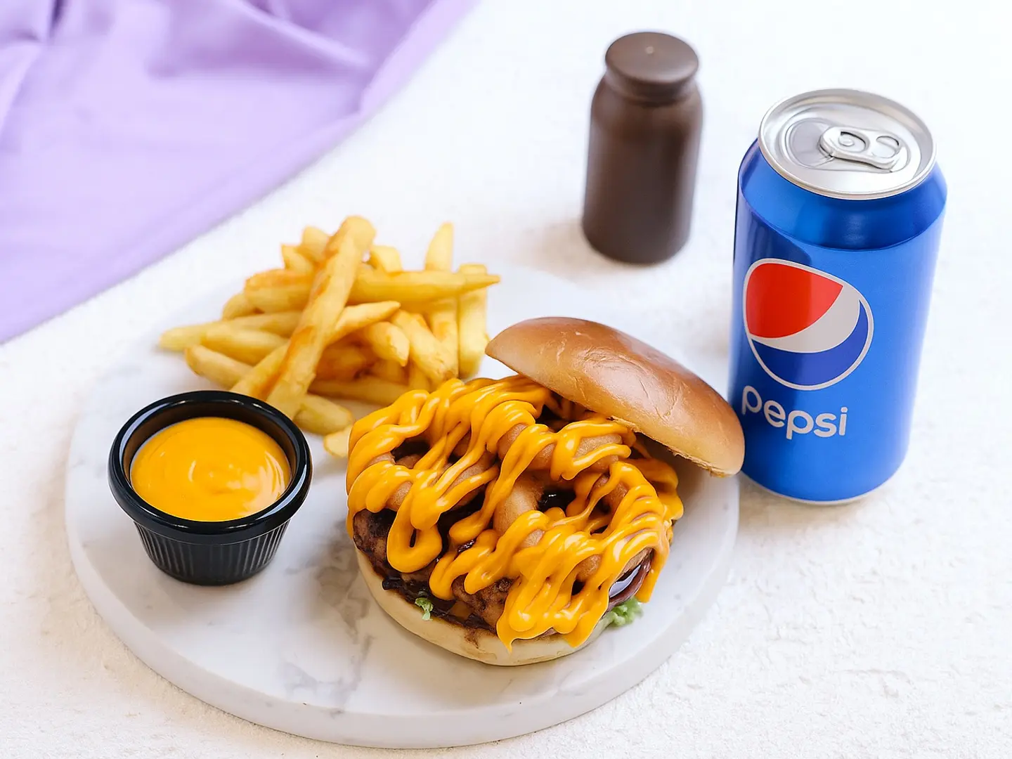 Bbq Chicken Burger Meal