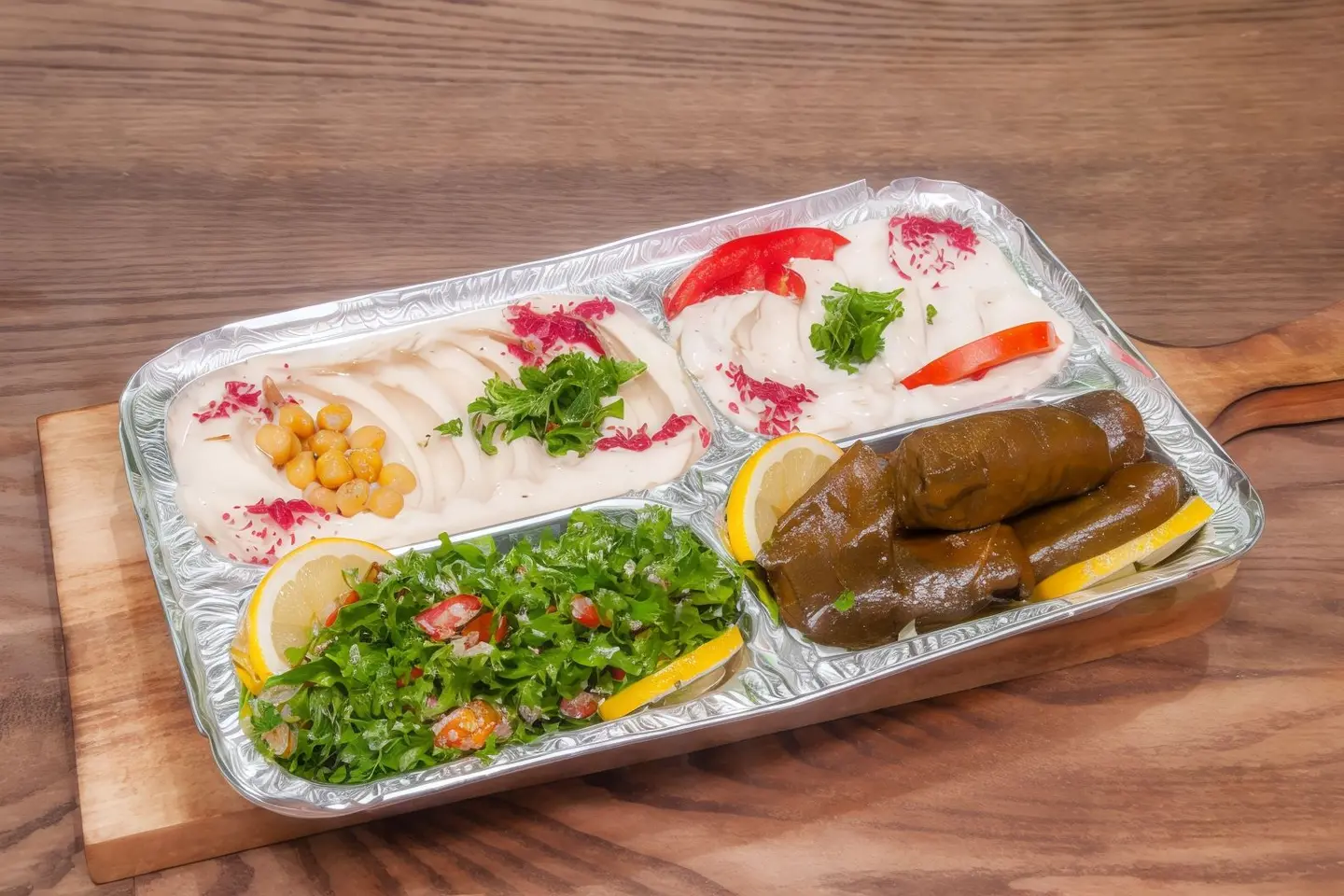 صحن مقبلات الركن الشامي  - وسط