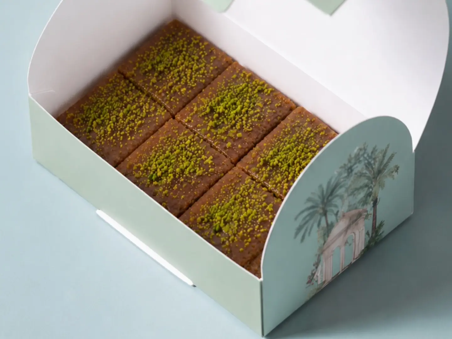 Roasted Milk Basbousa ( Small Box )