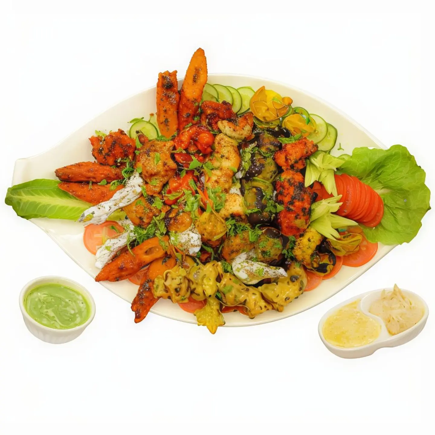 طبق مشكل دجاج